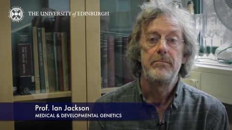 Thumbnail for entry Ian Jackson -Medical &amp; Developmental Genetics - Research In A Nutshell- MRC Institute of Genetic and Molecular Medicine-21/05/2015