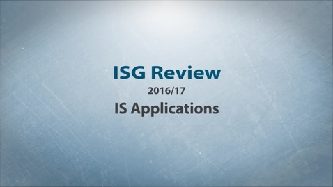Thumbnail for Project Services ISG Team Review of 2016/17