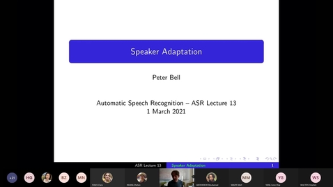 Thumbnail for ASR Lecture 13