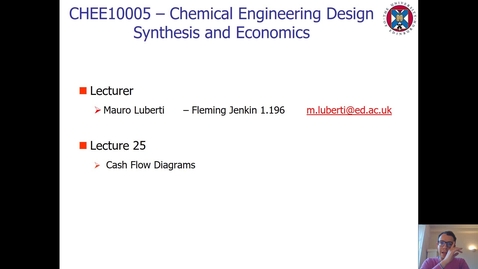 Thumbnail for Lecture 25 - Cash Flow Diagrams