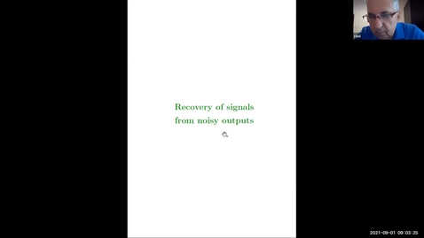 Thumbnail for Robust optimisation: Recovery of signals from noisy outputs - Lecture 3 - Aharon Ben-Tal