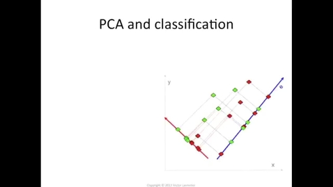 Thumbnail for entry Classification with PCA features