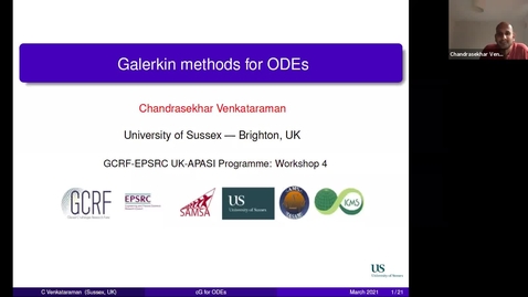 Thumbnail for UK-APASI in Mathematical Sciences: Chandrasekhar Venkataraman