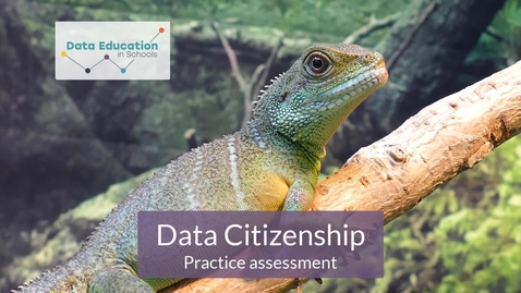 Thumbnail for entry Data Citizenship Level 4-5 Zoo activity Part 4b