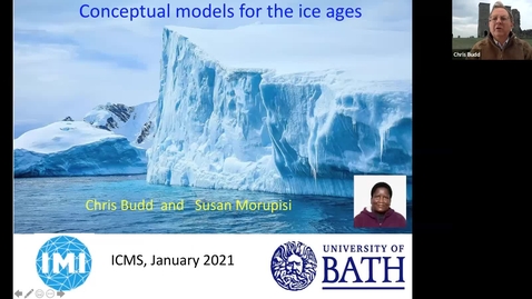 Thumbnail for entry Conceptual models for the ice ages - Chris Budd