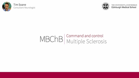 Thumbnail for MBChB Year 2 Command and Control MS lecture