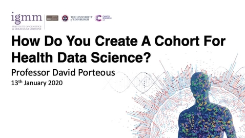 Thumbnail for entry Cross-Disciplinary Fellowship (XDF) Tutorial:  How Do You Create A Cohort For Health Data Science