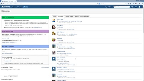 Thumbnail for Confluence Wiki V5 Tutorial: Logging in and getting to know the interface
