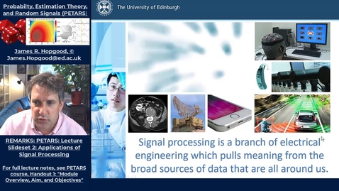 Thumbnail for entry Topic 4: What is Signal Processing? (PETARS, Chapter 2)