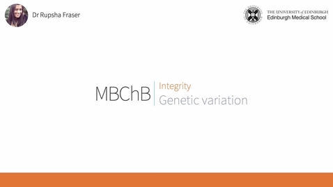 Thumbnail for A4. Genetic variation.mp4