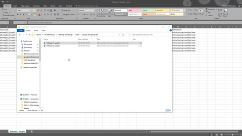 Thumbnail for Blackboard Learn: Using the Groups tool to manage pathway sign-ups 2/