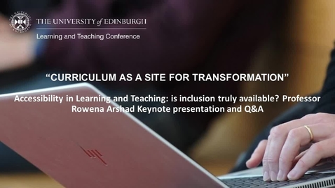 Thumbnail for LTC 2021 - Day 1 Keynote presentation Rowena Arshad