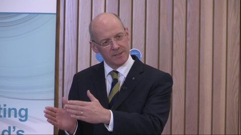 Thumbnail for entry IV Tuesday: Deputy First Minister, Mr John Swinney - Innovation and Entrepreneurship