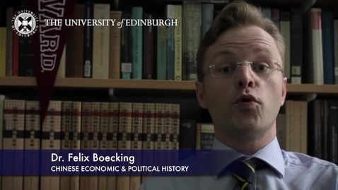 Thumbnail for Dr Felix Boecking -Chinese Economic &amp; Political History- Research in a Nutshell