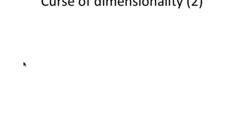 Thumbnail for The curse of dimensionality