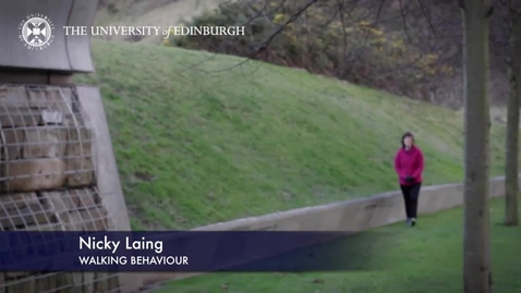 Thumbnail for entry Nicky Laing - Walking Behaviour -Research In A Nutshell-The Moray House School of Education-21/05/2015