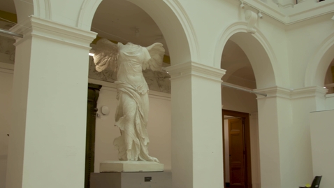 Thumbnail for statue in hall pan