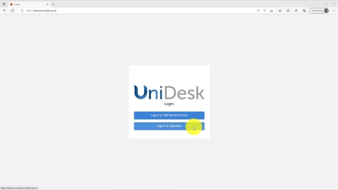 Thumbnail for UniDesk Familiarisation Video