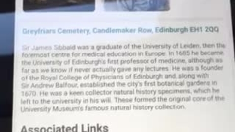 Thumbnail for How to use Curious Edinburgh on your Android device