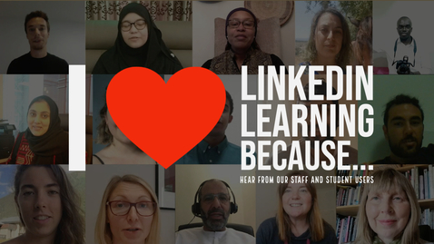 Thumbnail for I love LinkedIn Learning because...