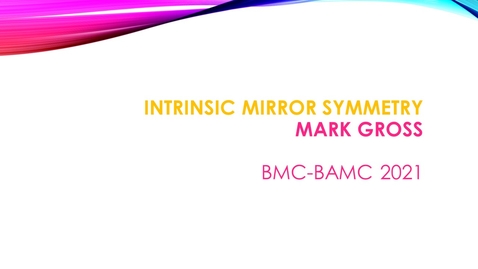 Thumbnail for BMC BAMC 2021 Mark Gross