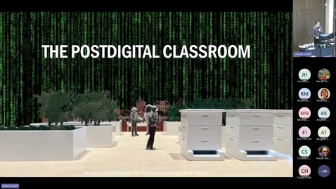 Thumbnail for entry The Postdigital Classroom
