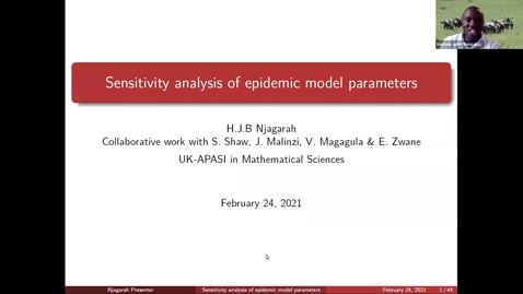 Thumbnail for entry UK-APASI in Mathematical Sciences: John H. Njagarah