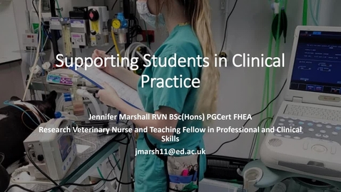 Thumbnail for entry Nurses Clinical Club - 25th January - Jennifer Marshall