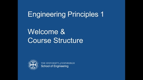 Thumbnail for entry EP1 - Welcome &amp; Course Structure Part 1 - 2021-22