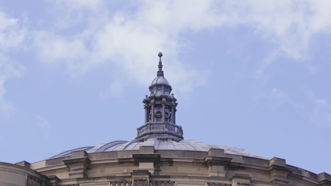 Thumbnail for entry McEwan Hall domed roof and spire, Edinburgh