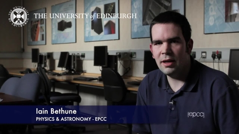 Thumbnail for entry Iain Bethune - Physics and Astronomy -EPCC - Research In A Nutshell - School of Physics and Astronomy -26/03/2012