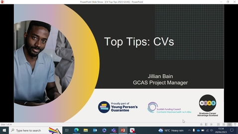 Thumbnail for Top Tips: CVs