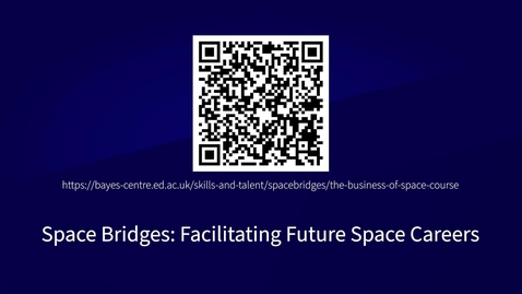 Thumbnail for The Business of  Space Trailer with QR and subtitles