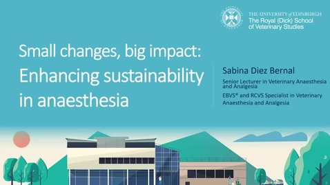 Thumbnail for 5th February 2025 - Vet Clinical Club Session - Dr Sabina Diez Bernal