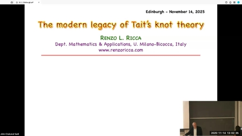 Thumbnail for The modern legacy of Tait’s knot theory
