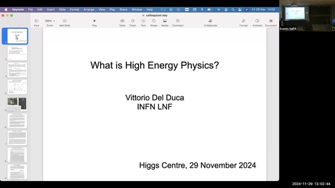 Thumbnail for Colloquium - Vittorio Del Duca 