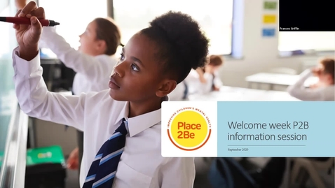Thumbnail for Welcome Week Place2Be Information Session