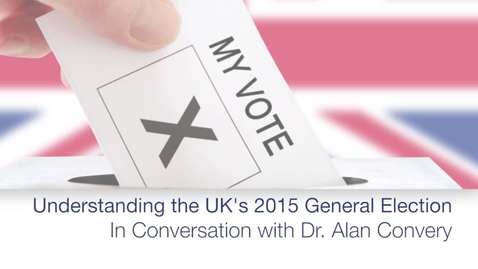 Thumbnail for The UK's 2015 General Election - Health - In conversation with Alan Convery