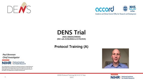 Thumbnail for entry DENS SIV background Training slides