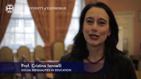 Thumbnail for Christina Iannelli-Social Inequalities In Education-Research In A Nutshell-The Moray House School of Education-16/06/2015