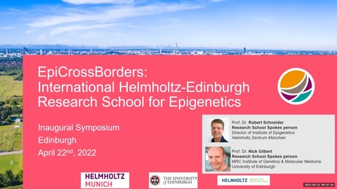 Thumbnail for entry EpiCrossBorders Symposium: Welcome