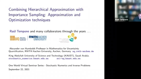 Thumbnail for entry One World: Stochastic Numerics and Inverse Problems - Raul Tempone (KAUST)