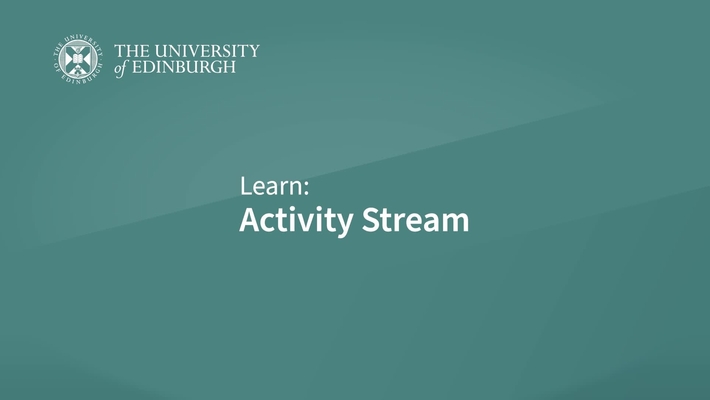 Learn Introduction: Activity Stream