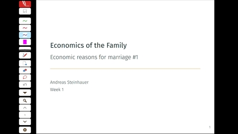 Thumbnail for Economics of the Family 1.2 - Economic Reasons for Marriage 1