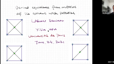 Thumbnail for LAGOON: Leicester Algebra and Geometry Open ONline: Yilin Wu