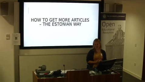 Thumbnail for Project Miljon+ and Vikipeedia in Estonian language - Käbi Suvi at Celtic Knot 2017