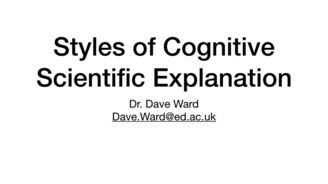 Thumbnail for Philosophy Representation Lecture - Video 3