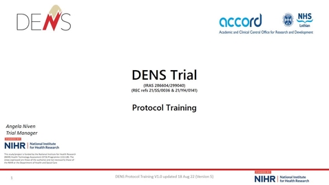 Thumbnail for entry DENS Protocol Training V5.0