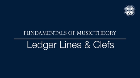 Thumbnail for entry Ledger Lines and Clefs
