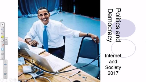 Thumbnail for Internet and Society 2017  - Politics and Democracy Lecture